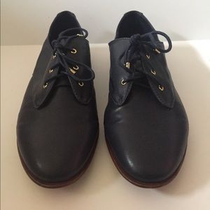 Zara Navy Blue Tieups